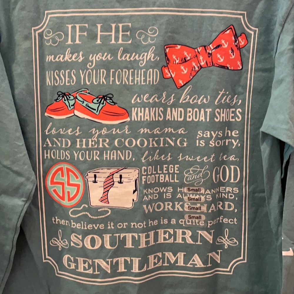 NWT Simply Southern ladies sz S Long Sleeve Tee - Picture 4 of 6